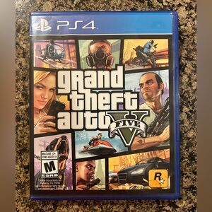 Sony Blue Video Game Grand Theft Auto V for PlayStation 4